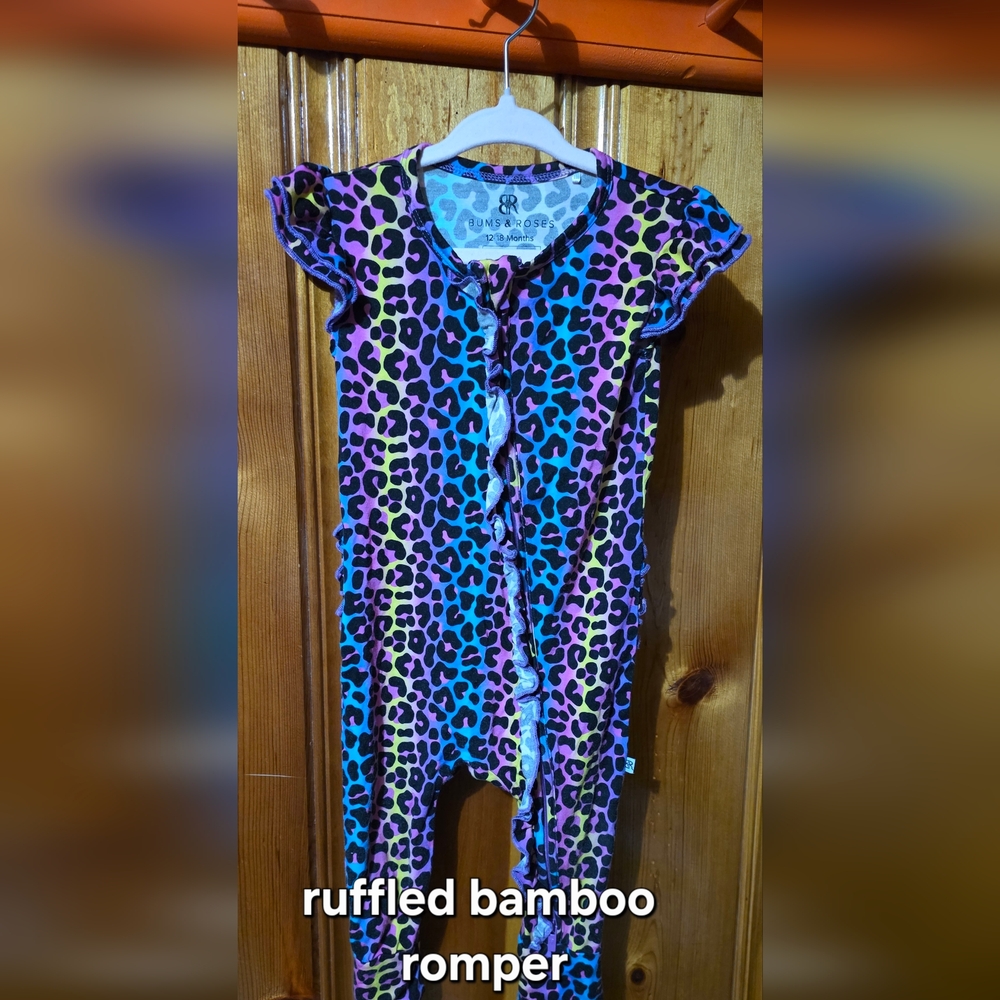Colorful Leopard Print Jumpsuit